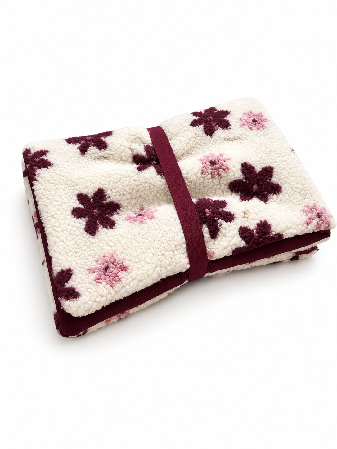 Sofortkauf | Lieblingsplatz to go Teddy kleine Blüten beige