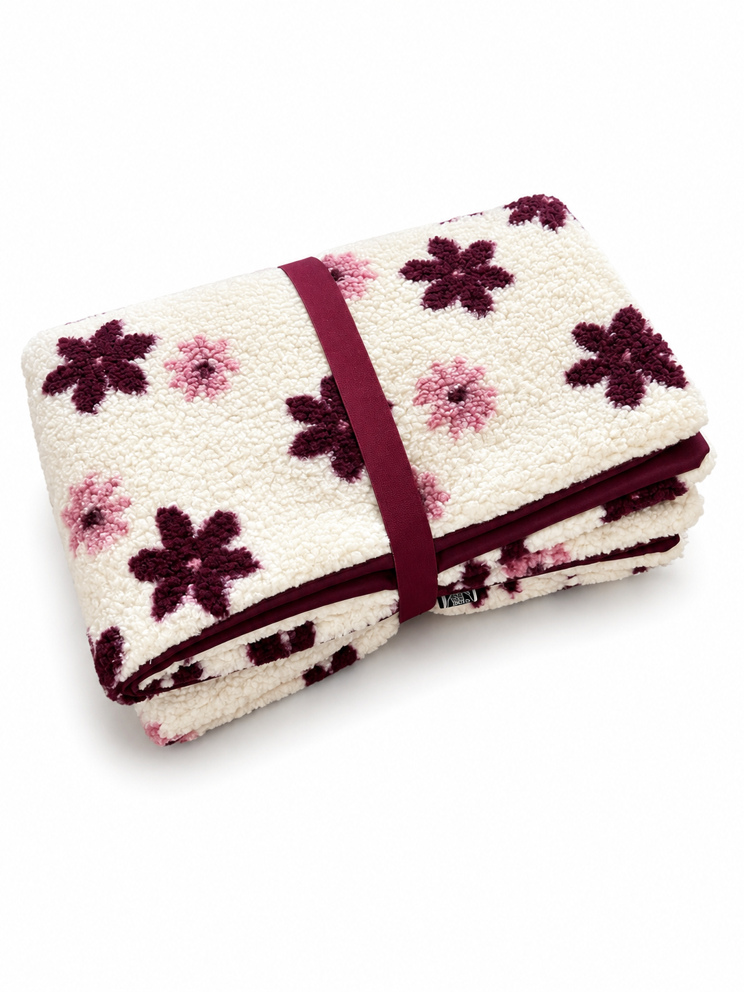 Sofortkauf | Lieblingsplatz to go Teddy kleine Blüten beige