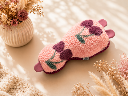 Kuschelkollektion Teddy Kirschen rosa