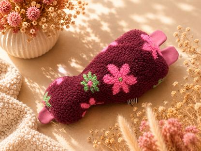 Kuschelkollektion Teddy kleine Blüten beere