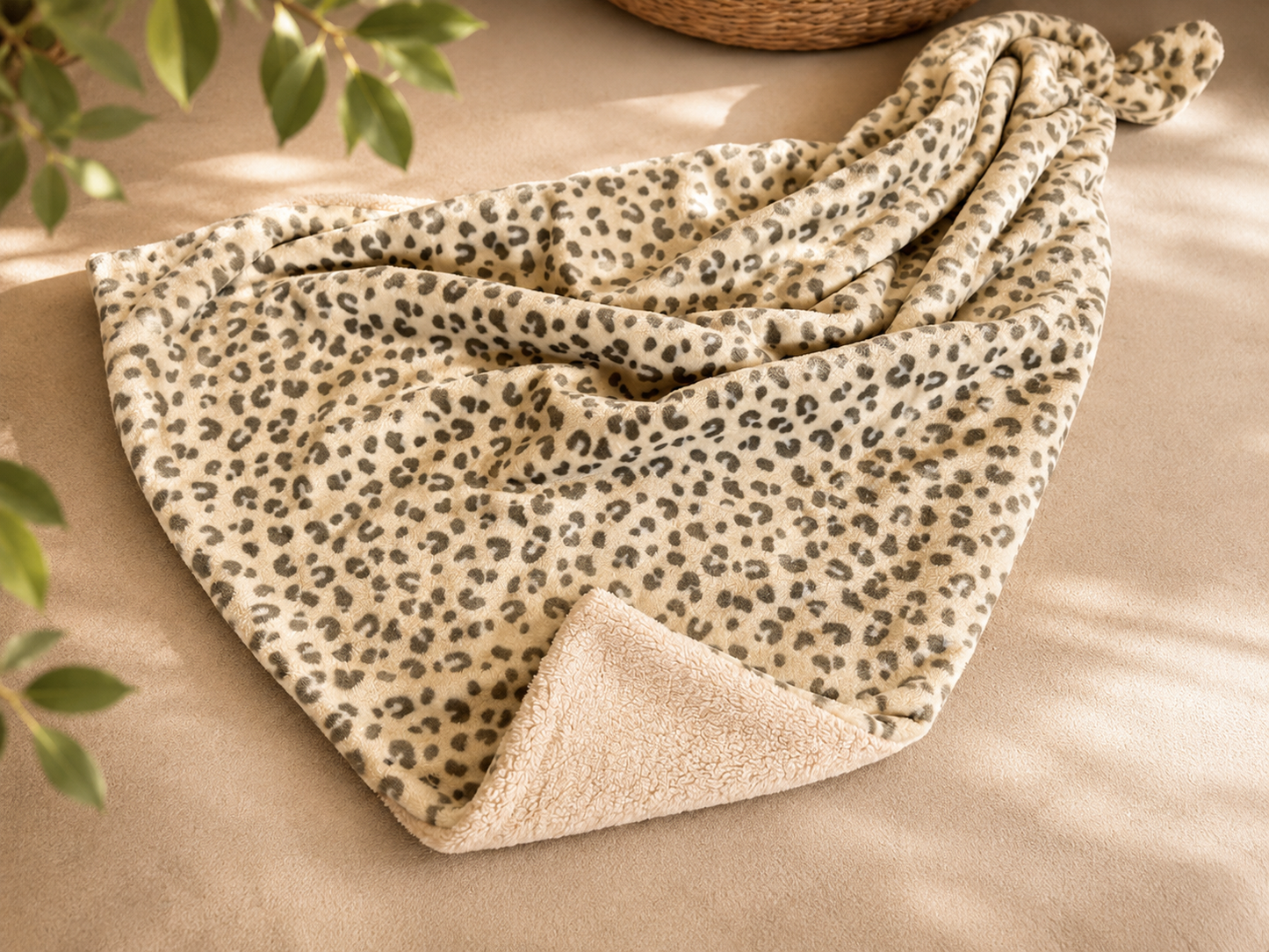 Kuschelkollektion aus Wellnessfleece Leo