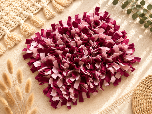 Sofortkauf | Schnüffelteppich rosa / Beere
