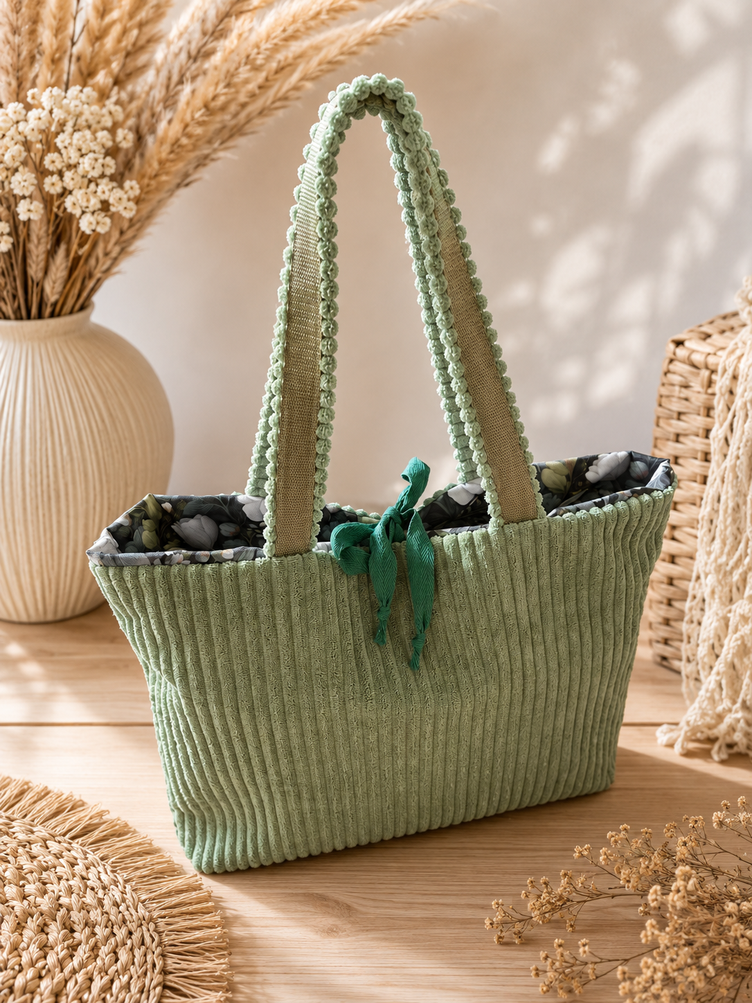 Sofortkauf || Shopper Grün (innen: Wintergarten)