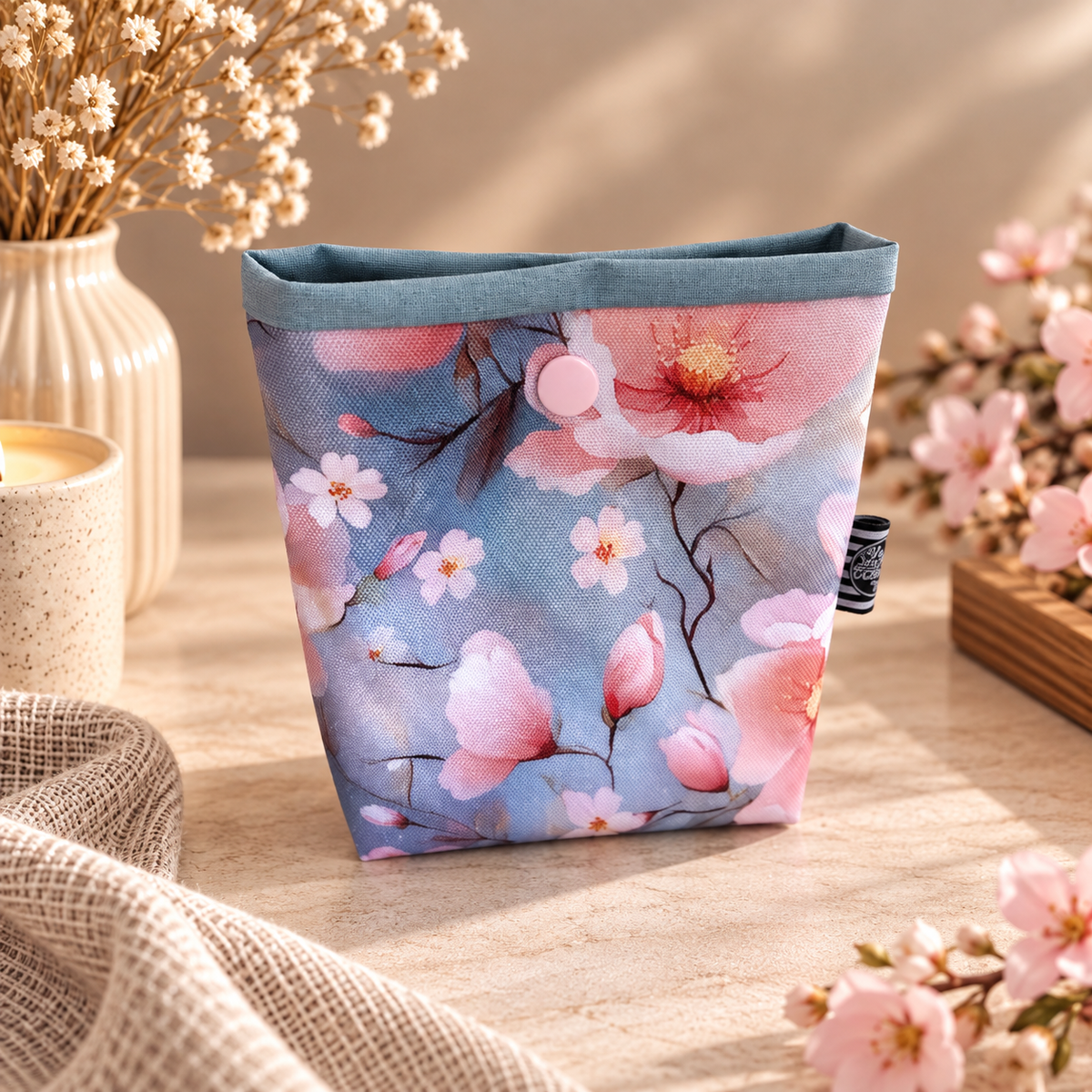 Sofortkauf | Jackentaschenbeutel Kirschblüte