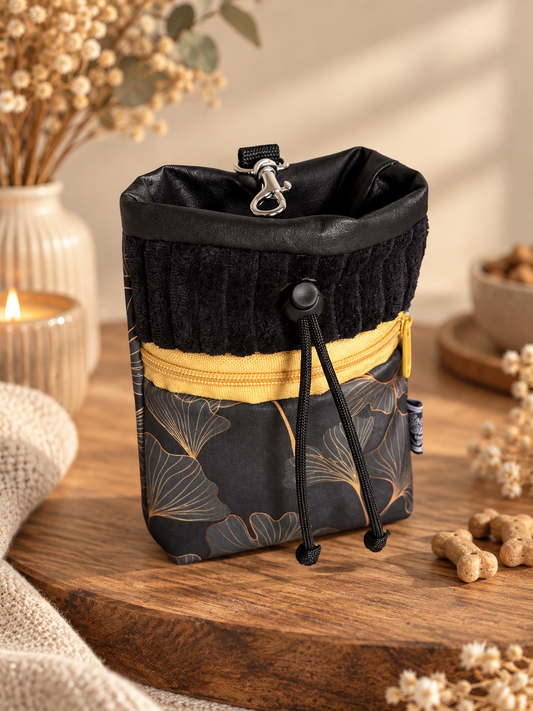 Sofortkauf | Futterbeutel Gingko schwarz