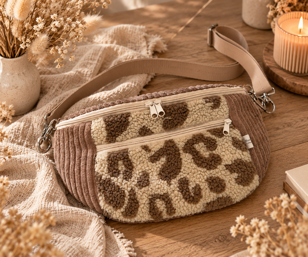 Bauchtasche Teddy Leo beige