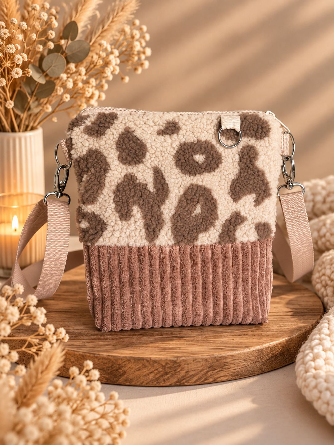 Gassitasche Walk & Go Teddy Leo beige