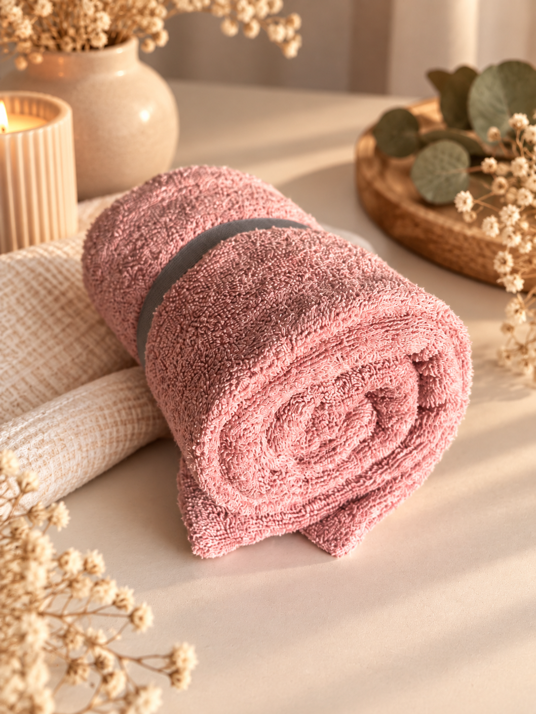 Roll & Go Hundehandtuch Rosa