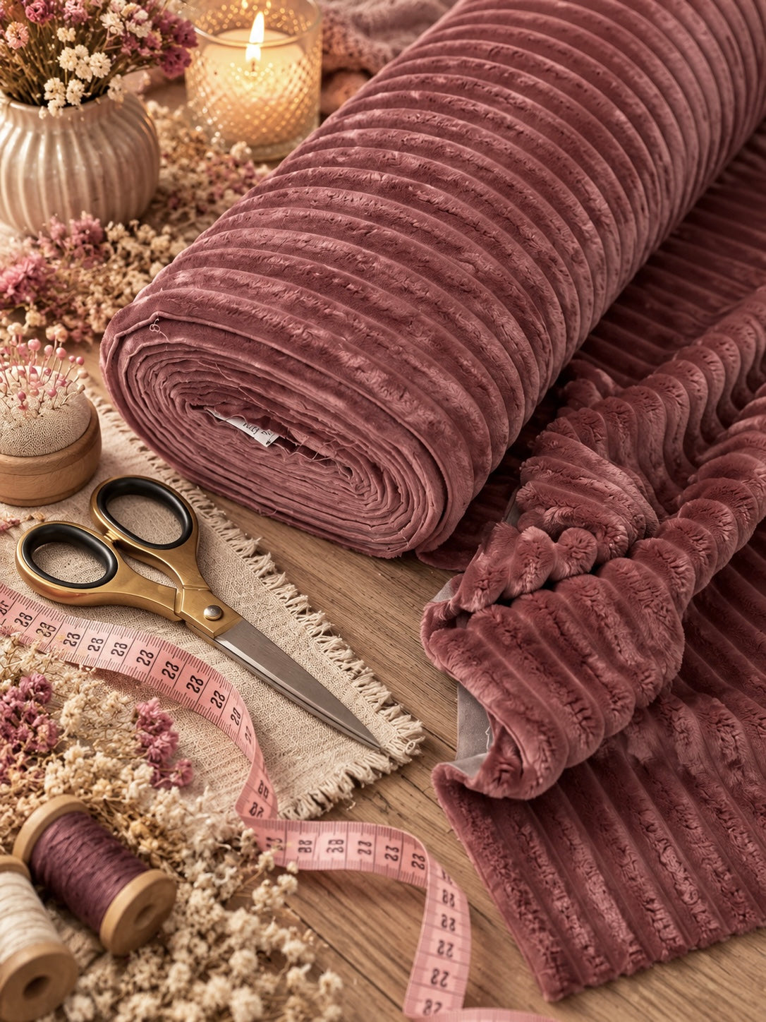 Überraschungsbox Wellnessfleece altrosa