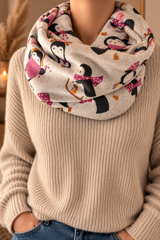 Halssocke Pinguine (Alpenfleece)