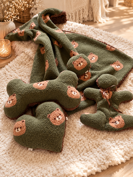 Kuschelkollektion Teddystoff Bärchen