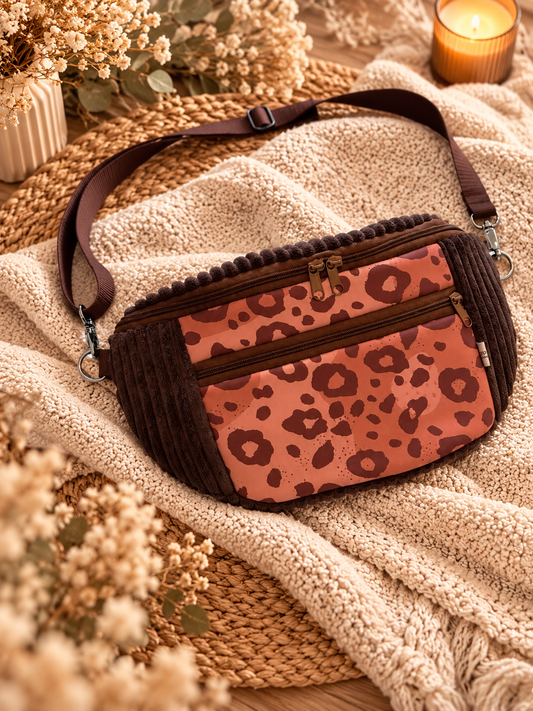 Bauchtasche Leo Aubergine