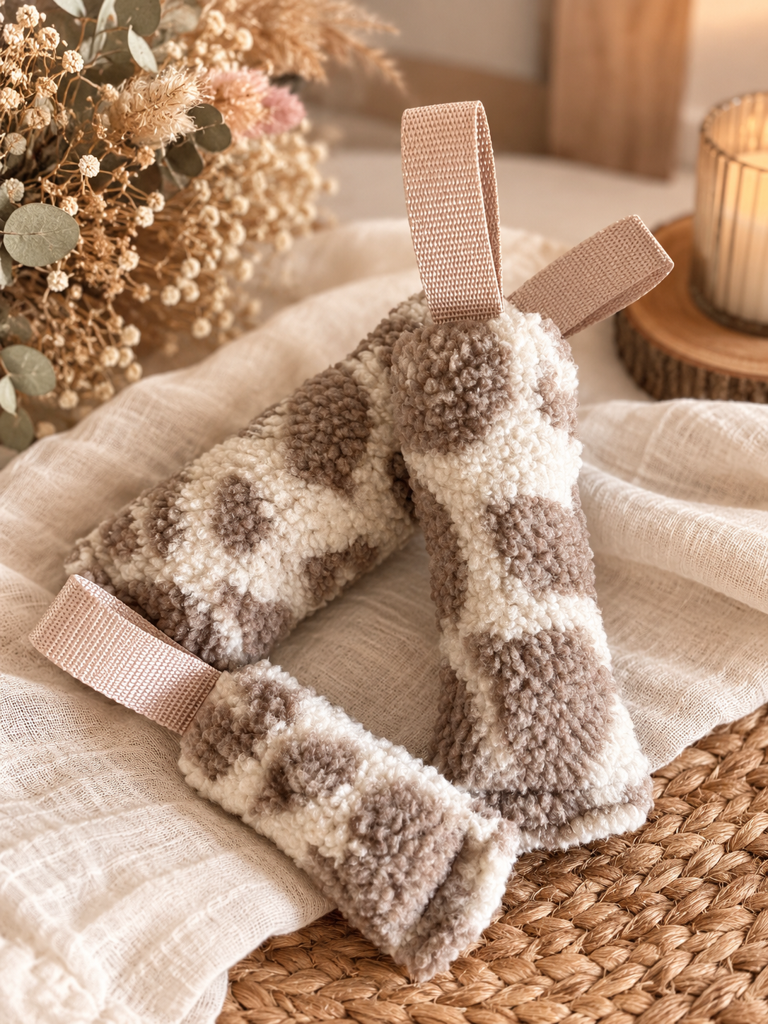 Trainingsdummy aus Teddyplüsch Leo Beige