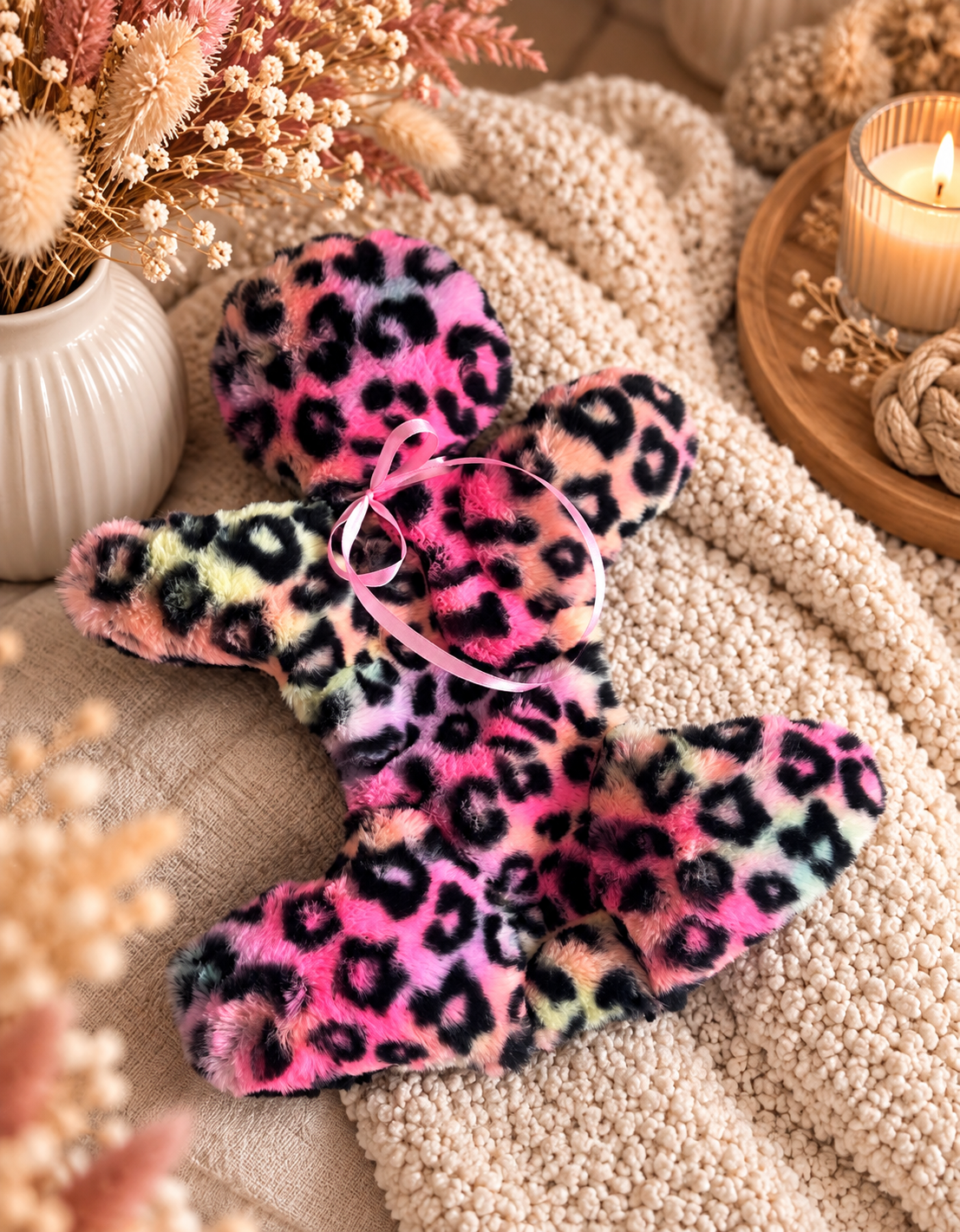 Kuschelkollektion Wellnessfleece Leo Bunt
