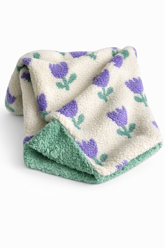 Kuschelkollektion Teddystoff Tulpen