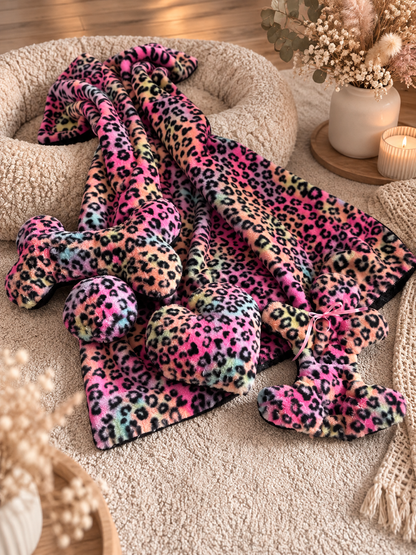 Kuschelkollektion Wellnessfleece Leo Bunt