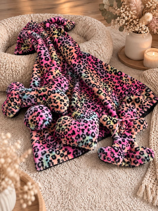 Kuschelkollektion Wellnessfleece Leo Bunt